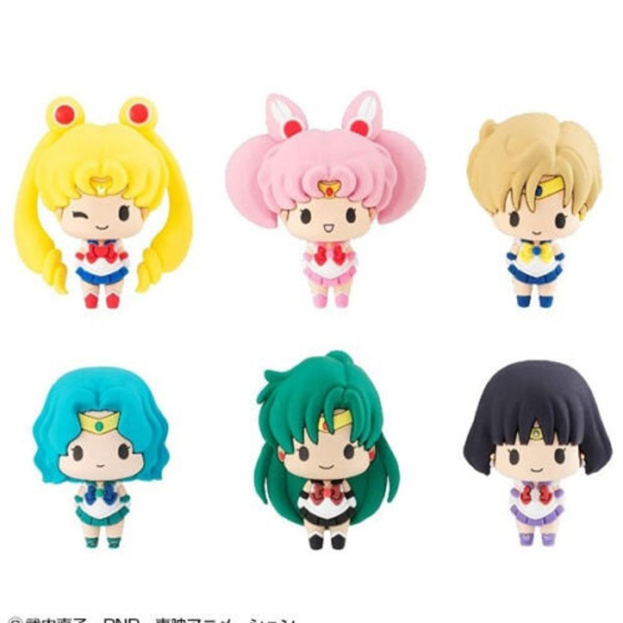 Figure Megahouse | Sailor Moon Chokorin Mascot Vol.2 Chibi Pluto Saturn 6 Figure Case Megahouse