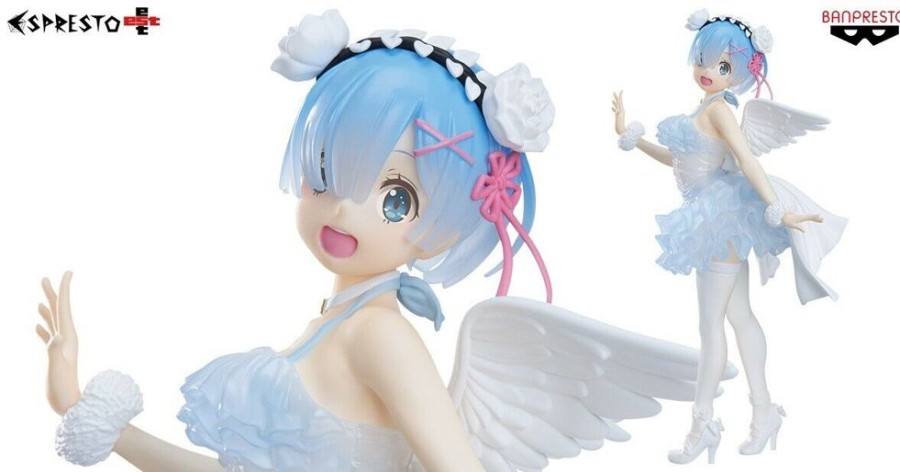 Figure Banpresto | Re:Zero Rem Clear & Dressy Angel Ver. Espresto Figure Banpresto