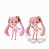 Figure Banpresto | Q Posket Vocaloid Hatsune Sakura Miku Pvc Figure