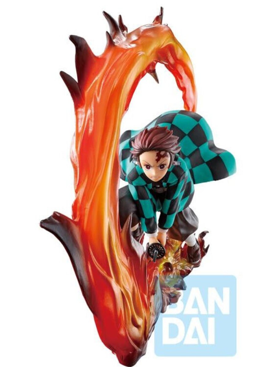 Figure Bandai | Demon Slayer Tanjiro Kamado Shake The Sword Burn Your Heart Ichiban Kuji Figure