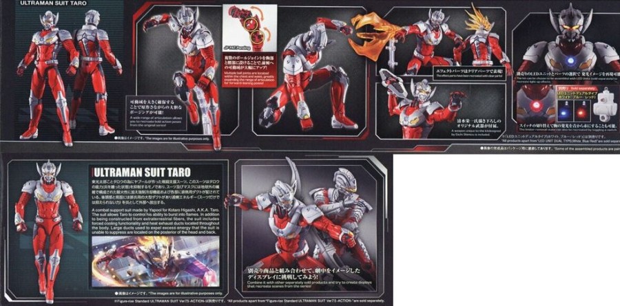 Model Kit Bandai | Figure Rise Ultraman Taro Suit (Action Ver.) 1/12 Scale Model Kit