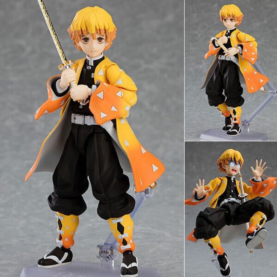 Figure Max Factory | Figma 522 Demon Slayer Zenitsu Agatsuma Action Figure