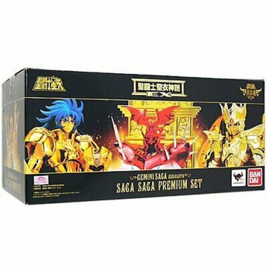 Figure Bandai | Saint Seiya Myth Ex Gemini Saga God Cloth Soul Of Gold Premium Set Figure