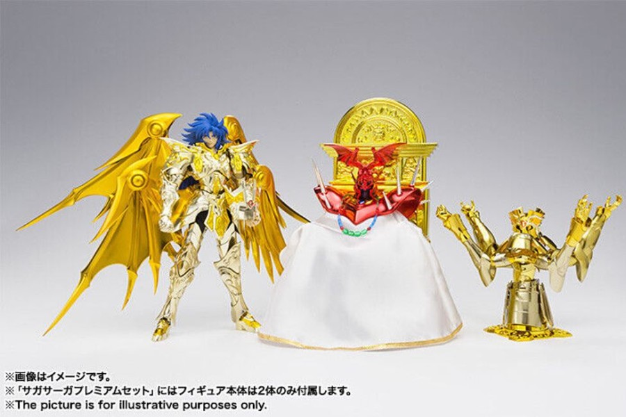 Figure Bandai | Saint Seiya Myth Ex Gemini Saga God Cloth Soul Of Gold Premium Set Figure