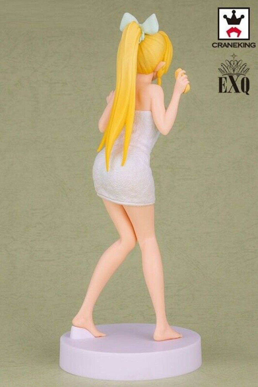 Figure Banpresto | Exq Sao Sword Art Online Code Register Leafa Bath 8" Pvc Figure Banpresto