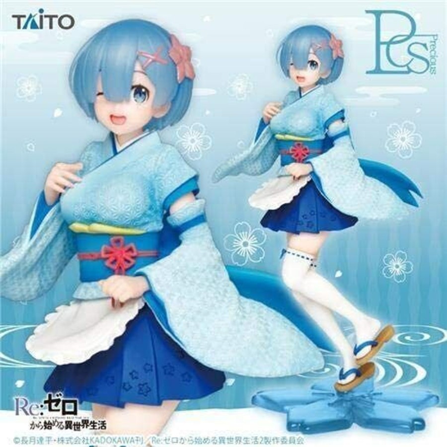 Figure Taito | Re:Zero Starting Life In Another World Rem Kimono Maid Ver Precious Figure Taito