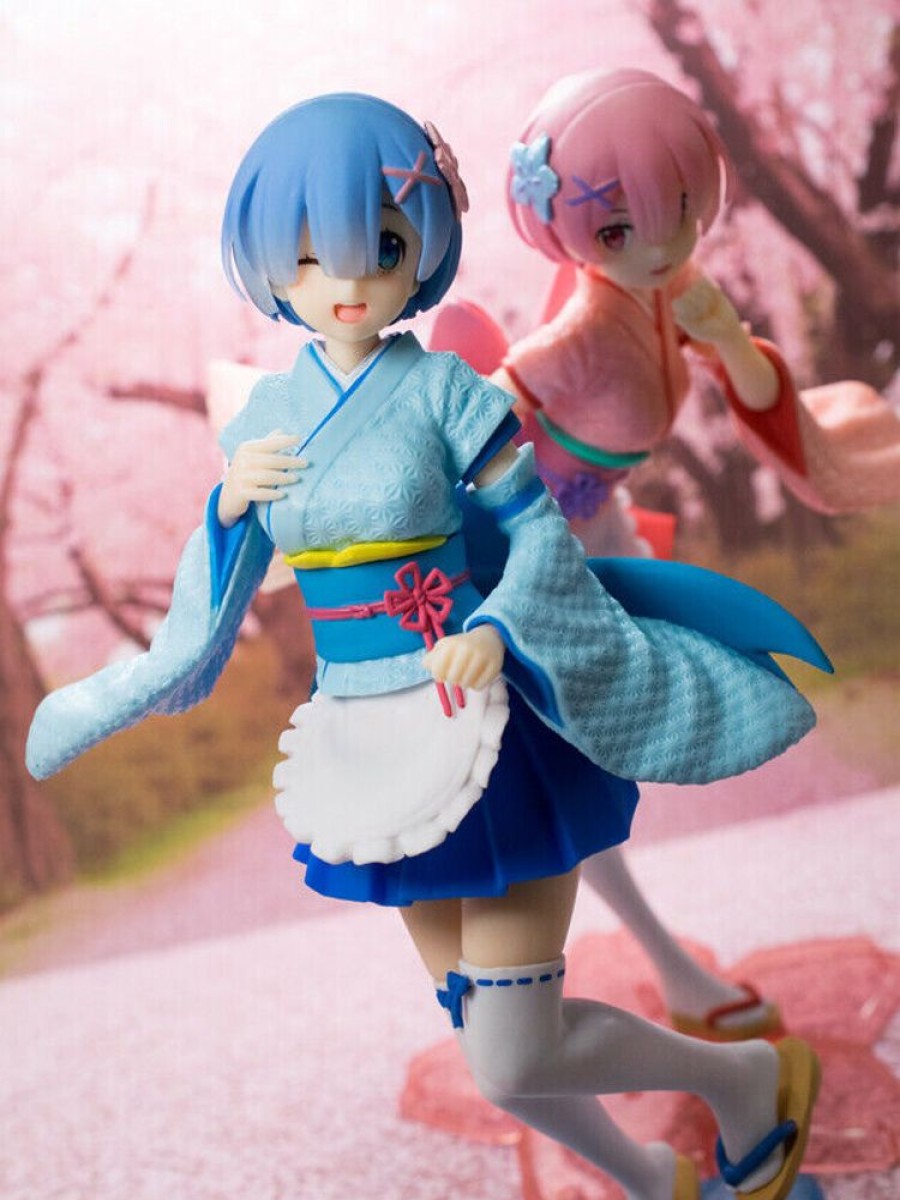 Figure Taito | Re:Zero Starting Life In Another World Rem Kimono Maid Ver Precious Figure Taito