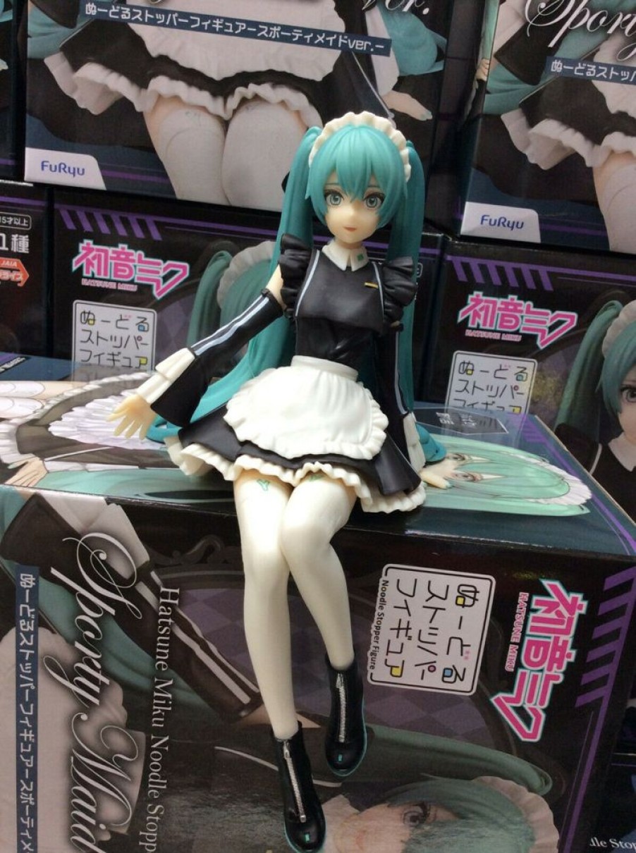 Figure FuRyu | Vocaloid Hatsune Miku Sporty Maid Noodle Stopper Figure Furyu