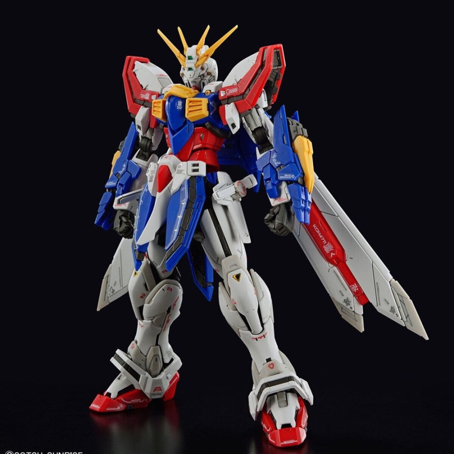 Figure Bandai | Rg Real Grade #37 G God (Burning) Gundam 1/144 Model Kit Bandai