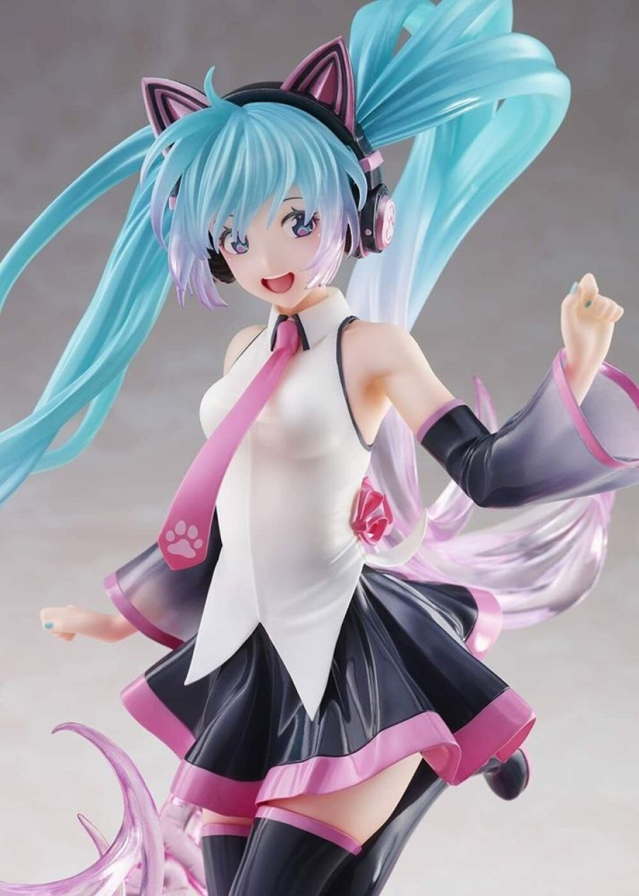 Figure Taito | Vocaloid Hatsune Miku Amp Happy Cat Ver. Figure