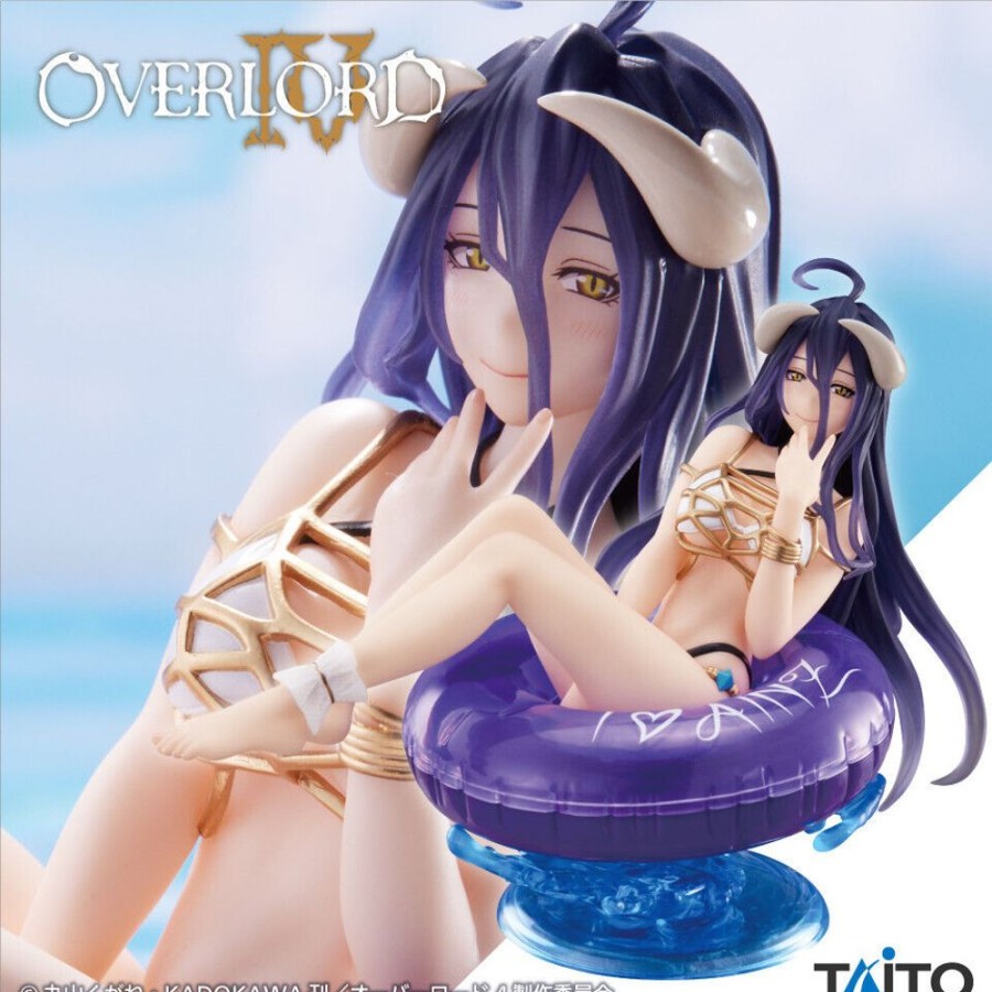 Figure Taito | Overlord Iv Albedo Aqua Float Girls Figure Taito