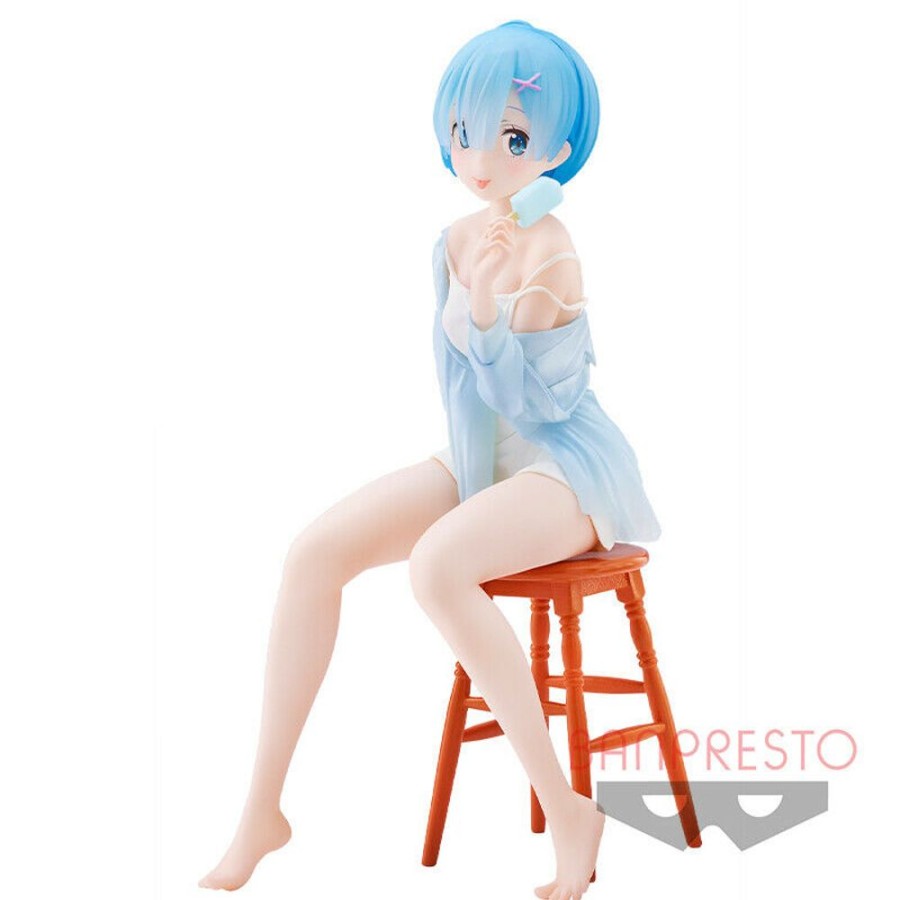 Figure Banpresto | Re:Zero Starting Life In Another World Relax Time Rem Ice Pop Figure Banpresto