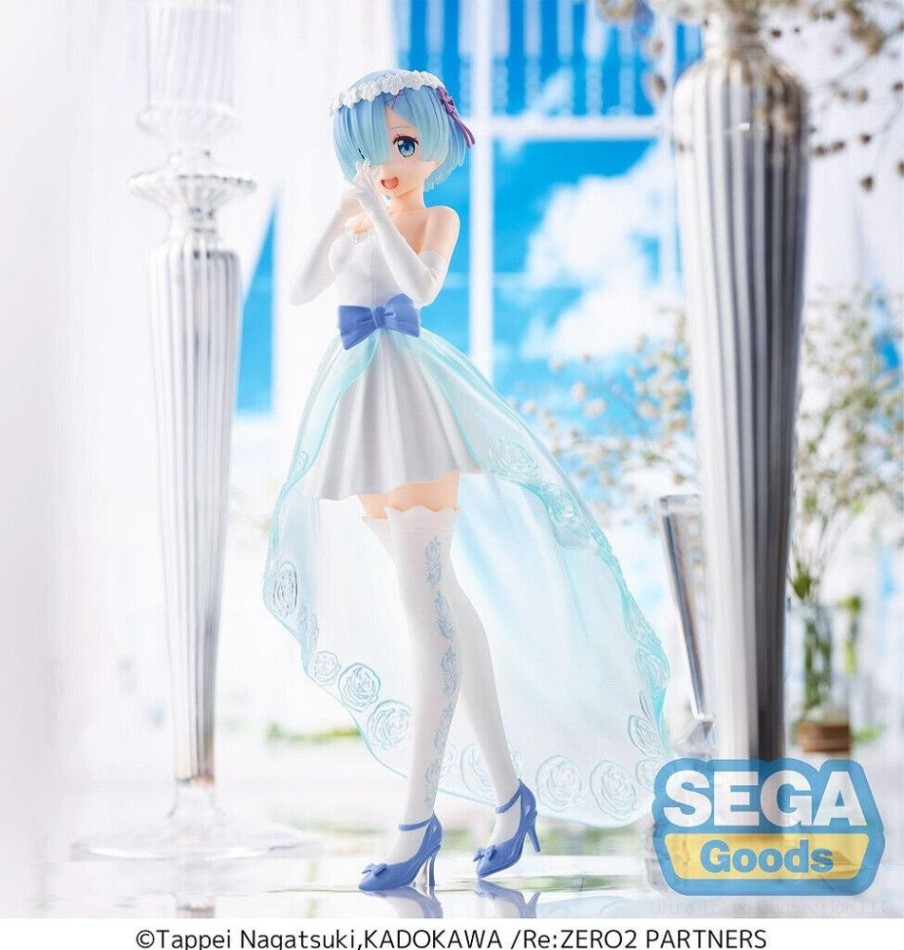 Figure Sega | Re:Zero Starting Life In Another World Rem Wedding Bridal Spm Figure Sega