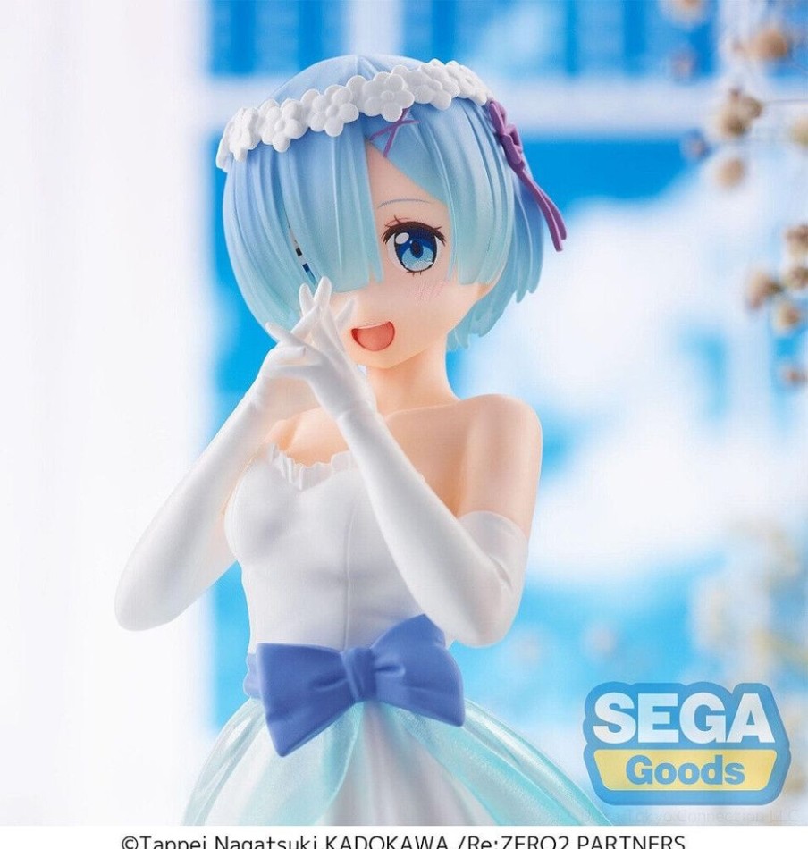 Figure Sega | Re:Zero Starting Life In Another World Rem Wedding Bridal Spm Figure Sega