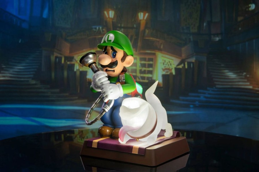 Figure Harmmy Anime | First 4 Figures F4F Luigi'S Mansion 3 - Luigi Pvc Statue Collector'S Edition