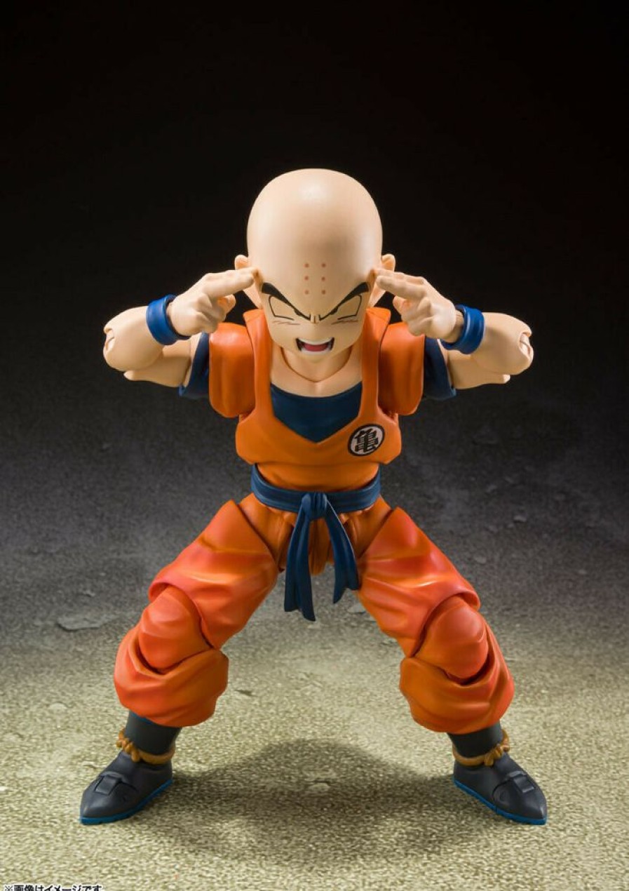 Figure Bandai | S.H. Figuarts Dragonball Krillin Earth'S Strongest Man Figure