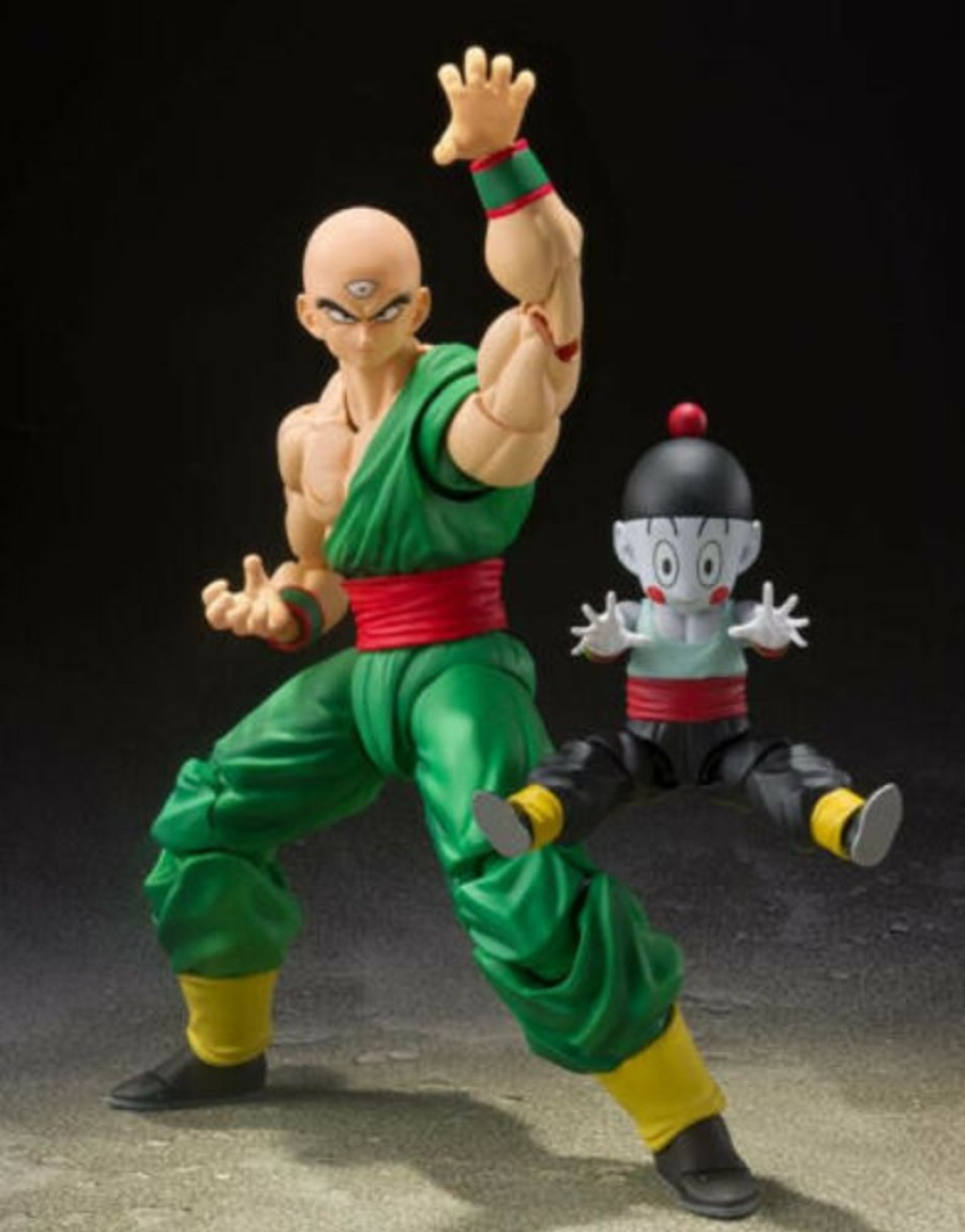 Figure Bandai | S.H Figuarts Dragonball Z Tenshinhan & Chaoz Figure P Bandai Tamashii Exclusive