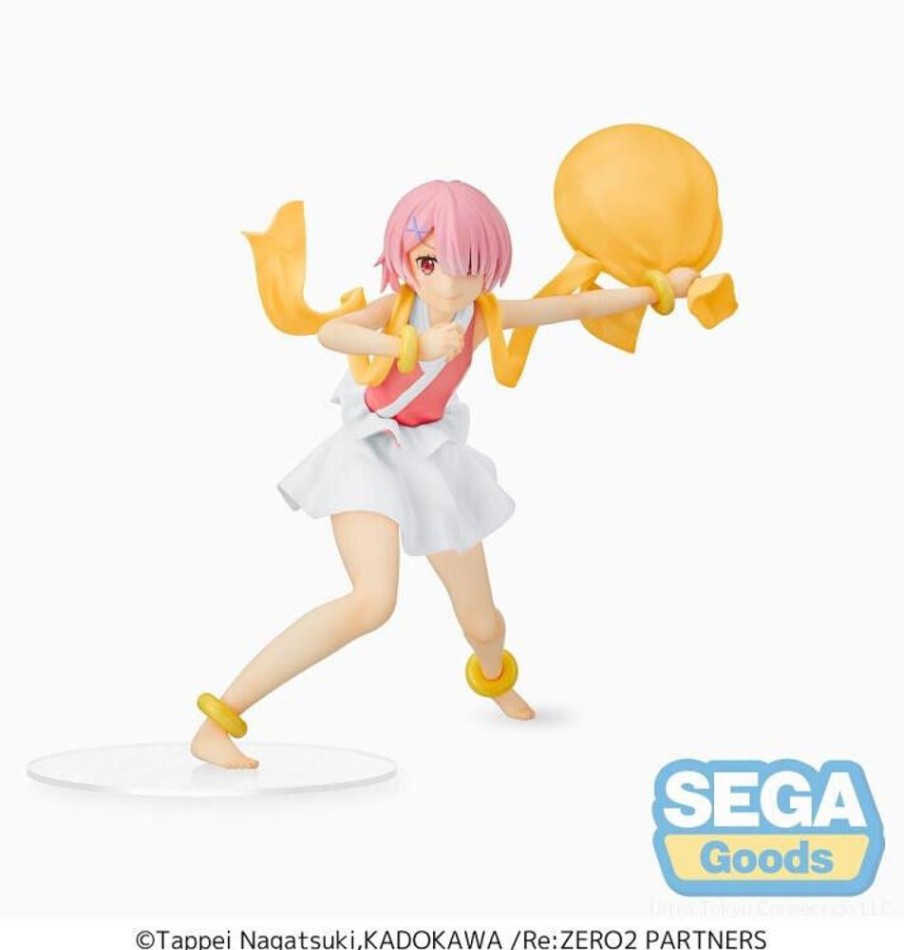 Figure Sega | Re: Zero Starting Life In Another World Ram Fujin Wind God Ver. Spm Figure