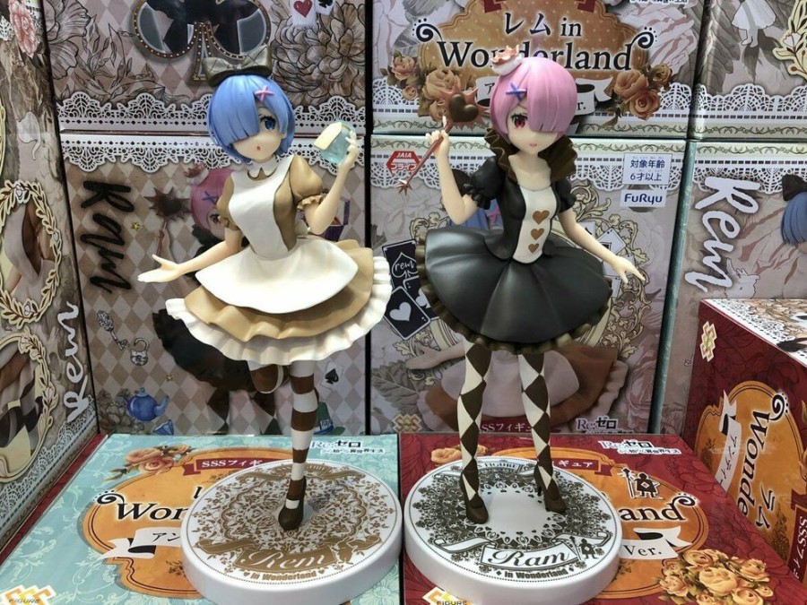 Figure FuRyu | Re:Zero Starting Life In Another World Rem & Ram In Wonderland Sss Figure Furyu