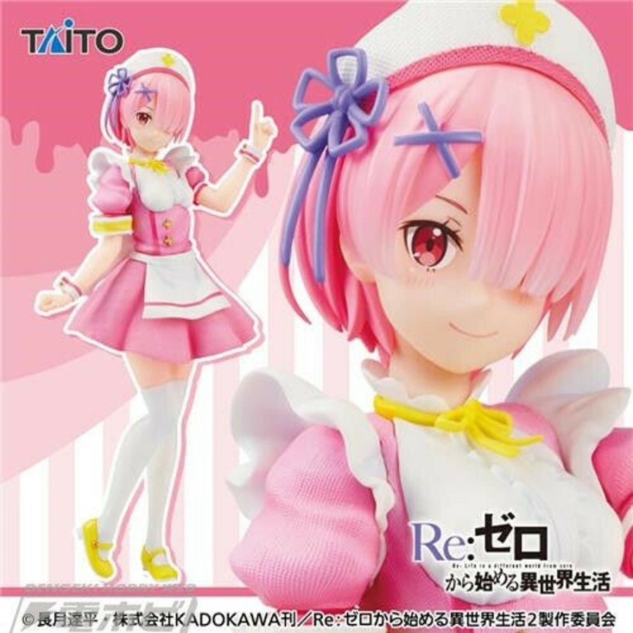 Figure Taito | Re:Zero Starting Life In Another World Ram Nurse Maid Precious 6" Figure Taito