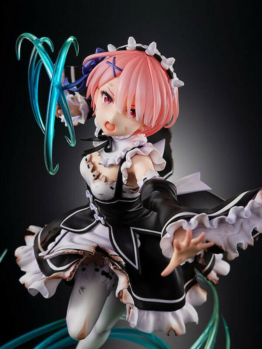 Figure Kadokawa | Re: Zero Ram Battle With Roswaal Ver. 1/7 Pvc Figure