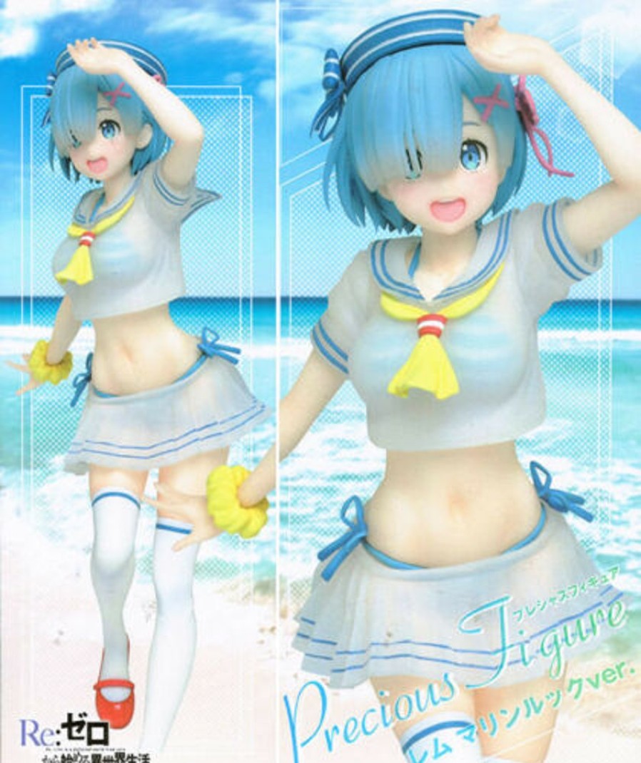 Figure Taito | Re:Zero Starting Life In Another World Rem Marine Look Ver Precious Figure Taito