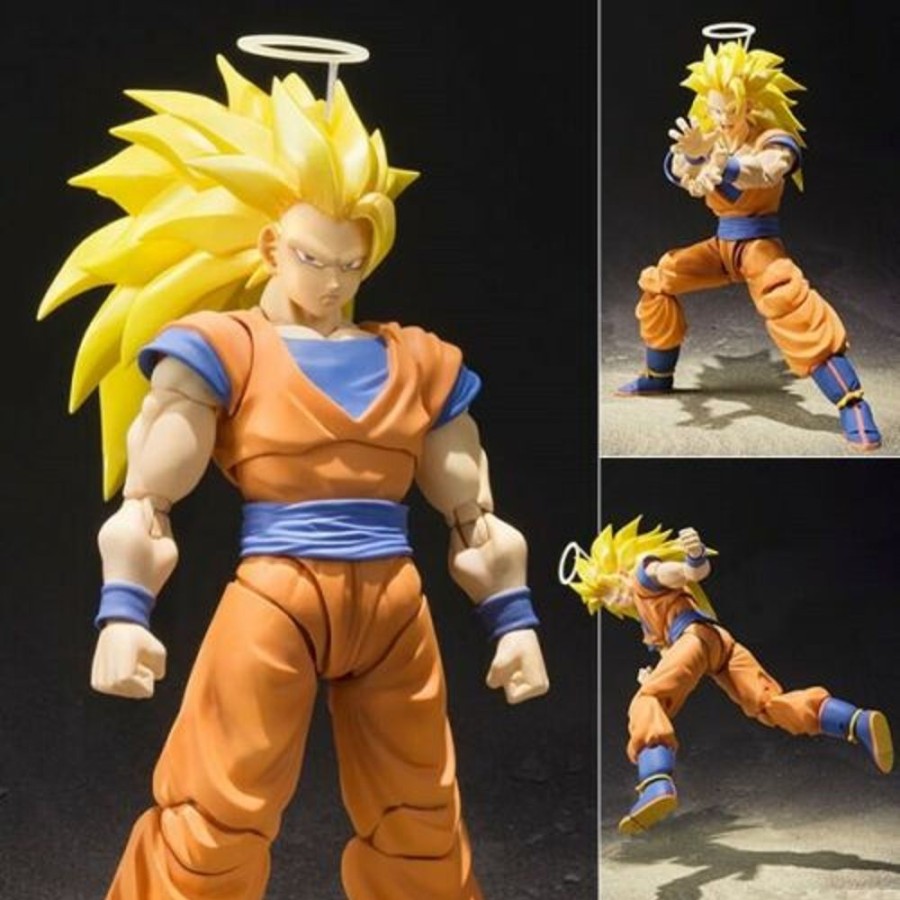 Figure Bandai | S.H. Figuarts Dragonball Super Saiyan 3 Goku 2.0 Action Figure Bandai Tamashii